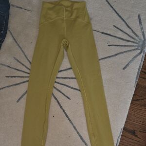 Lululemon Athletica Green Leggings Stretchy Bottoms